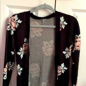 Black button up cardigan